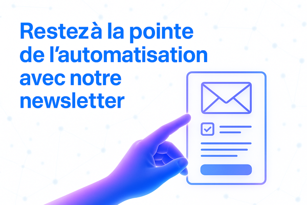 Aperçu de la newsletter OptiBot - Actualités en automatisation et IA